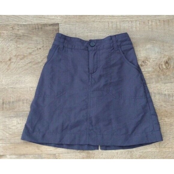 Columbia Girls Athletic‎ Skort Navy Omni Shade Adjustable Waistband 6X - Picture 1 of 6